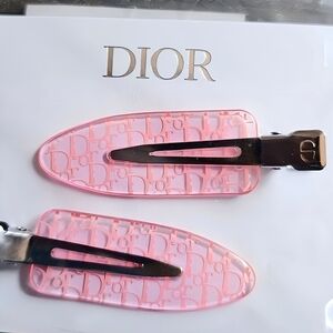 Dior Pink Hair Clips
